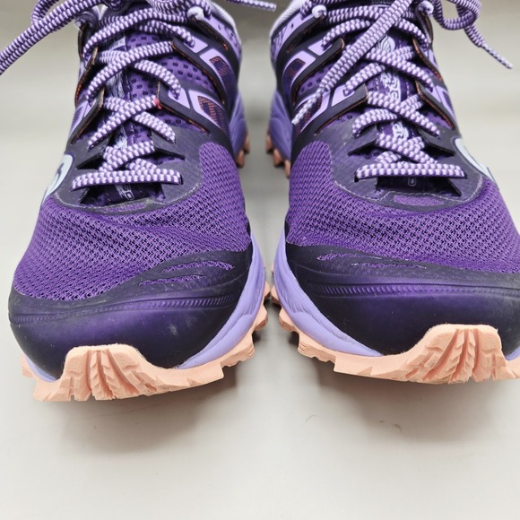 Saucony Peregrine ISO Trail Running Shoes Womens Size 12 Purple PWRTRAC Grip - Picture 4 of 10